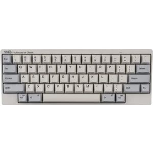 HHKB Klassiek toetsenbord, bedrukte toetsdoppen, professioneel mechanisch 60% toetsenbord, compact, USB-C (wit)