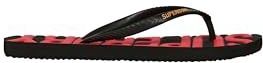 Superdry - Core Logo - Teenslippers - Zwart - Rubber