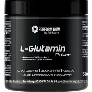 Fair & Pure® - L-Glutamine 500 g Poeder - 100% puur zonder toevoegingen - Veganistisch - Eiwitrijk aminozuur