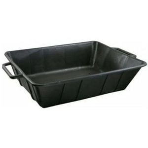 Schilderijbak rechthoekig van zwart polypropyleen, 25 l, 620 x 460 x 160 mm