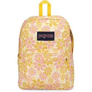 JanSport Superbreak Plus Rugzak, Skip Daisy Geel, One Size, Superbreak Plus Rugzak