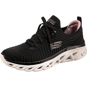 Skechers Glide-Step Sport - New Hype - Zwart/Pink Textiel