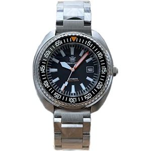 STEELDIVE SD1983 Automatische Luxe Mens Horloges NH35 Mechanische Rvs Duiken Horloge voor Mannen, Zwart