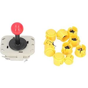 Arcade Joystick, Arcade Stick Mechanische toetstoon Comfortabele handgreep Eenvoudige bediening Eenvoudige installatie voor het huishouden voor vrijetijdsapparaten