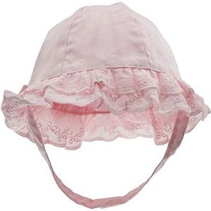 Happy Cherry – babyzonnehoed voor strand, uniseks, zomermutten, UV-bescherming, voor reizen, vakantie, kinderen, lente, ademend en comfortabel, 0 – 8 jaar Taille 44 cm (0-4 mois) Roze