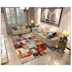 YQZS tapijten woonkamer tapijten crème tapijten renderen rood vlekbestendig pluizige dik, 200x300Cm