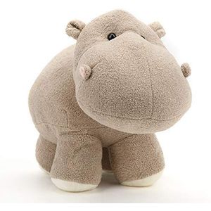 Knuffel, olifant nijlpaard vorm comfortabele duurzame kinderen knuffel, voor kinderen baby(Large size 40 * 25cm, Beige hippopotamus)
