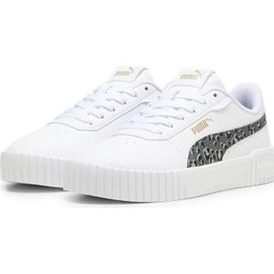 PUMA Carina 2.0 Animal Update sneakers voor kinderen 39 White Mineral Gray Gold