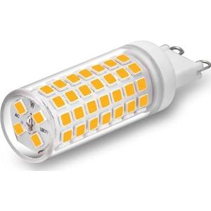 LED-maïslamp LED G9 Licht Dimbare Lamp 10 W SMD 2835 Spotlight for Kristallen Kroonluchter Vervangen 20 W 30 W Halogeenlamp verlichting voor Thuisgarage Magazijn(Color:Cold White)