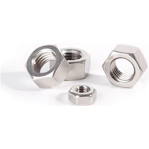 Ringen 2/5/10/20/50 stuks Zilveren ring Roestvrij staal Zeskantmoer M6 M8 M12 M14 M16 M20 Bevestigingsringen(5pcs M14)