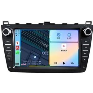 Android 12 Autoradio Multimediaspeler Compatibel met Mazda 6 2008-2015 Navigatie CarPlay GPS Auto 4G(4core 2 32)