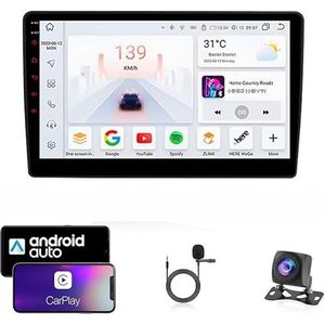 Android 13 Dubbel Din Auto Stereo Touchscreen Auto Stereo Voor Jeep Grand Cherokee 2008-2014 Met Bluetooth GPS Navigatie WiFi FM Radio USB/SWC/Plug en Play Ondersteuning Carplay&Android Auto(8 Core 4G