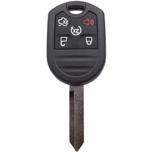 Sleutelbehuizing Verre Autosleutel Shell Gevalhanger Met Ongesneden Blad Voor Rand Voor Ontdekkingsreiziger Voor Expeditie Mustang Escape Stier Tribute Autosleutelhoesje(D)