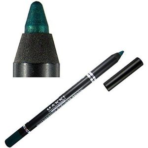Makki Waterbestendige eyeliner licht glijdende lange grip 09 metallic groen