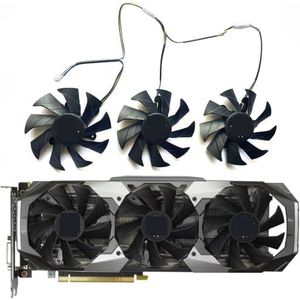 3FAN/1SET 87MM GTX 1070 X-Gaming-ventilator, voor Zotac voor GeForce 1060 X-Gaming grafische kaart koelventilator