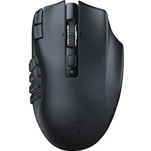 Razer Naga V2 HyperSpeed draadloze MMO-gamingmuis: 19 programmeerbare knoppen - HyperScroll-technologie - Focus Pro 30K optische sensor - Mechanische muisschakelaars Gen-2 - Batterijduur tot 400 uur