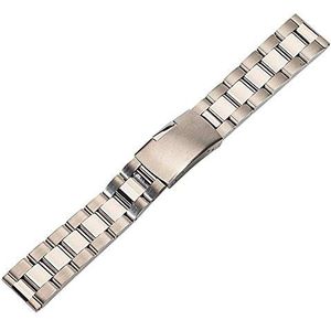 horlogebandje Horlogeband 18 mm 20 mm 22 mm roestvrijstalen horlogeband Solide klassieke metalen band horlogeband for polshorloge met pinnenarmband (bandkleur: rosé goud, bandbreedte: 22 mm) (Color :