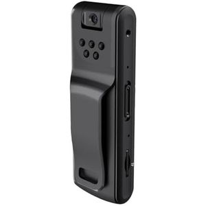 Mini-lichaamscamera, HD 1080P Minicamera Infrarood Nachtzicht Kleine bodycamera 180 ° roterende lens Buitensporten DV DVR Camcorder Videorecorder voor wetshandhaving, levering