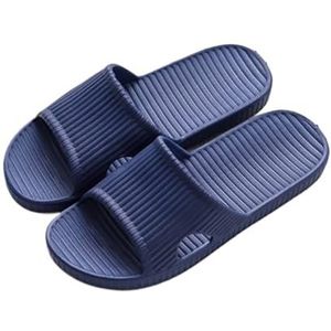 Cloudies slippers voor dames, Badkamer Bad Heren Zomersandalen Pantoffels (Maat Small) voor dames en heren | House Slides douchesandalen(Blue,45 EU)