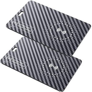 Ucard Wallet Tracker Card, Dunne Bluetooth Tracker, werkt alleen met Apple Find My iOS, oplaadbaar, portemonnee finder en item locator voor portemonnee, bagagelabel en meer Zwart