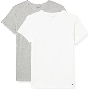 Tommy Hilfiger Heren T-shirt (verpakking van 3 stuks), meerkleurig (Black/Grey Heather/White), XL