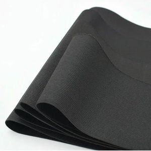 meter 7-50 cm gehaakte elastische banden extra brede rubberen band voor het naaien van korset tailleband riem DIY broek kleding accessoires-zwart-50 cm