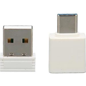 Niet-detecteerbare Muisverplaatser Plug-and-play USB-aansluiting Mini-muisjiggler Automatische Beweging voor Universele Computers (Wit)