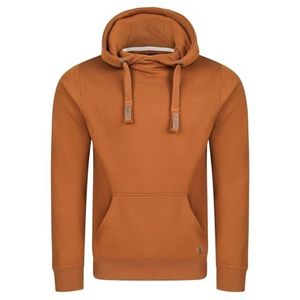 riverso RIVNiklas Hoody, voor heren, regular fit, capuchontrui, sweatshirt, cross-over-kraag, grijs, bruin, groen, rood, blauw, zwart, beige, maten S, M, L, XL, XXL, 3XL, 4XL, 5XL, S