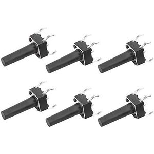 Garosa 6x6x15mm tactiele drukknopschakelaar DC12V 50mA DIP micro kortstondig tact assortiment kit microknopschakelaar engineering plastic schakelaar elektrische componenten