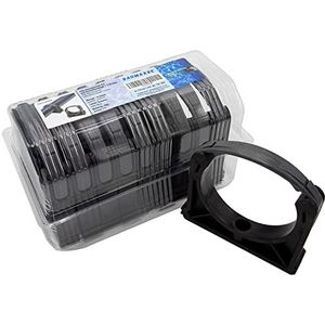 PVC-buisklemmen set I 110 mm I Kunststof I 10 stuks I Pool-accessoires I Buisklem met sluitbeugel I Buishouder I geschikt voor PVC-buis Ø 110 mm I bm052