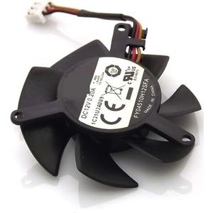 FY04510H12SFA 45mm 12V 0.2A 3-draads 3-pins voor MSI R6450 6570 6670 V5 grafische kaartkoeler koelventilator