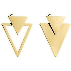 LIEBESKIND Berlin Oorstekers voor dames, roestvrij staal, Roestvrij staal, Geen edelsteen