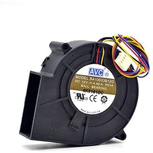 Grill fan BA10033B12G DC12V 4.5A 9733 4-wire PWM centrifugal turbo blower fan