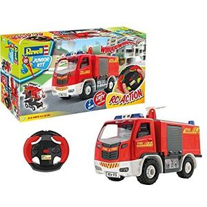 Revell Control 00970 Brandweerauto op afstand bestuurd voor kinderen met 2,4 GHz afstandsbediening voertuig, rood