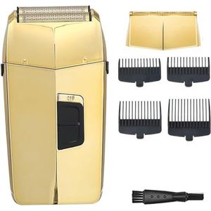 Elektrisch scheerapparaat， Oplaadbare kappersscheermachine, 3-snelheden elektrisch scheerapparaat for mannen, kaal hoofd scheerapparaat, professioneel gezichtsscheerapparaat met extra gaas