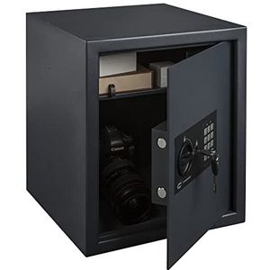 STANDERS - Elektronische kluis - 40 l - 40 x 35 x 36 cm - wandkluis - codesafe - 2 beveiligingssleutels - elektronische wachtwoordkluis