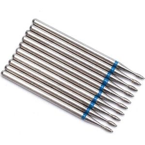 Nagelschuurkop, 10 stuks veelkleurige elektrische diamantnagelboortjes for manicure en pedicure(T26-42)
