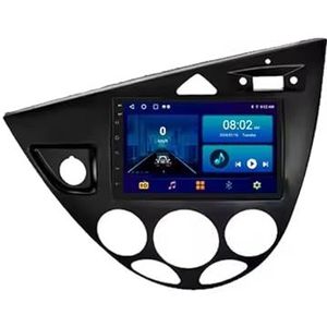 Android 14 Autoradio 9 inch touchscreen voor Ford Fiesta 1995-2001 Focus MK1 1998-2004 Autoradio Navigatie met Carplay met GPS navigatie Bluetooth FM USB Steering Wheel Control(X8 8G+128G)