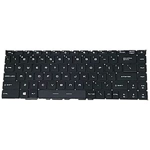 Laptop Toetsenbord Voor For MSI For WF66 Zwart Verenigde Staten Lay-out