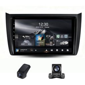 Autoradio 2 Din Bluetooth met Carplay en Android Auto,geldt voor Lifan 620EV 650EV 2015-2019 9 inch met touchscreen stereo auto ondersteunt stuurbediening Achteruitrijcamera(NF-7)
