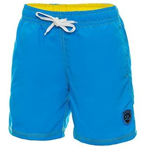 Zagano zwembroek jongens sneldrogende zwemshorts zwembroek sportbroek, jongens kinderen badmode maat 128-164, azuur, 146