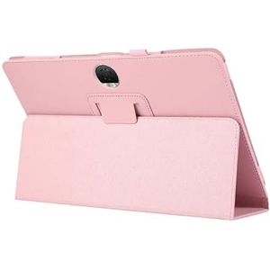 Geschikt for Huawei Honor Pad 9 12.1 inch 2024 Flip Stand PU Lederen Tablet Case Shockproof Cover HEY2-W09 HEY2-W19 Shell (Color : Pink)