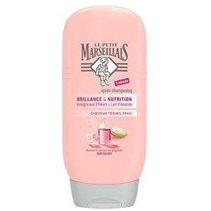 Le Petit Marseillais Haarspoeling zonder eclats/azijn met 3 bloemen en amandelmelk, 200 ml, 3 stuks