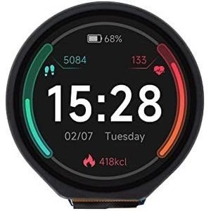 Waveshare 1.28inch LCD Display Module with Touch Panel, 240×240 Resolution, IPS, SPI and I2C Communication