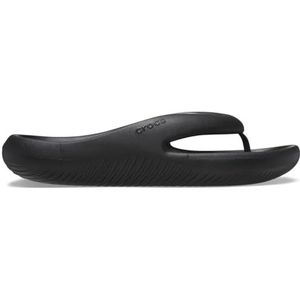 Crocs Unisex-Adult Mellow Flip Flops, Recovery Flip Flop Slides, Zwart, 7 Women/6 Men