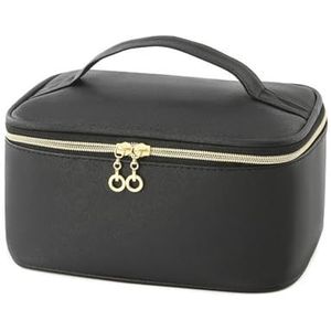 LoveFirst Make-up tas voor reizen, 01-zwart, L, Stijlvolle eenvoud