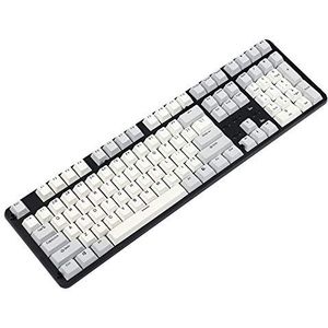 YMDK 108 PBT Cherry Profiel Double Shot Zwart Grijs Niet Glans Door Voor Standaard ANSI 104 87 61 MX Mechanische Toetsenbord
