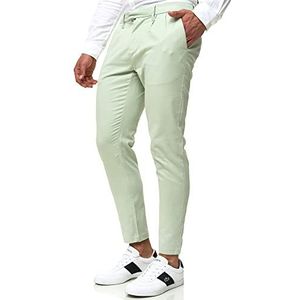 Indicode Heren Ignazo Chino Pants | Stretch Chinobroek van katoen Sea Foam 31/32