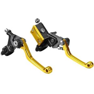 Koppelingshendel 7/8 ""22mm Hydraulische Rem Koppelingshendel met Vloeibare Reservoir Cap (Goud)