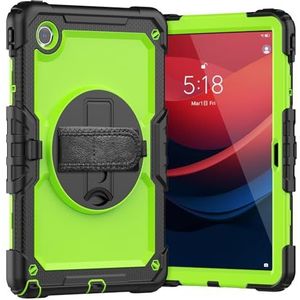 Tablet PC-hoes Compatibel met Lenovo Tab M11 TB330FU/TB331FC hoes met schermbeschermer, schokbestendige, robuuste hoes 360° draaibare handriem/standaard Compatibel met Lenovo Tab M11 11 inch (2024) Be